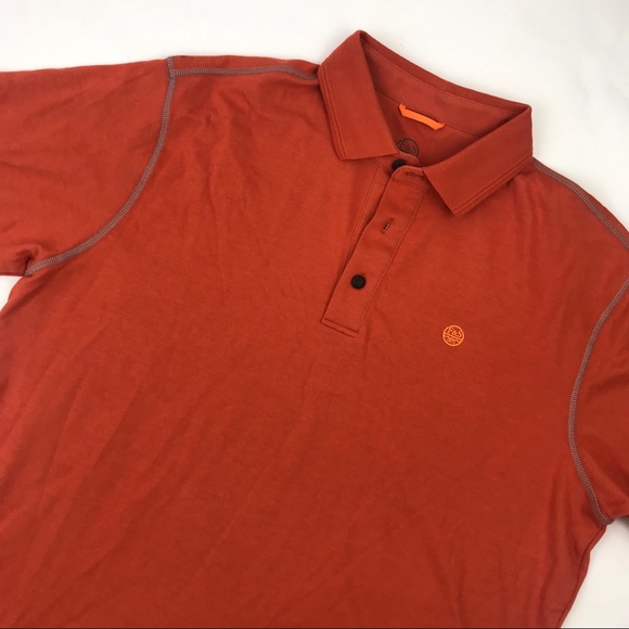 Field & Stream polo in Sunset Oranges - Picture 3 of 5